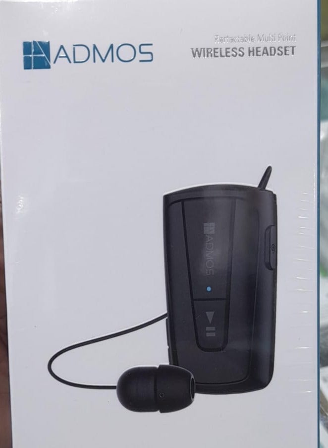 Admos AD-121 Voice Bluetooth Wireless On-Ear Headphones Black - Image 2