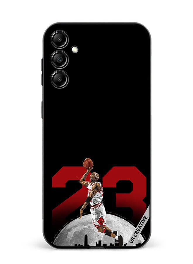 VR CREATIVE Protective Case Cover For Samsung Galaxy M14 Lebron 23 Over The City Design Multicolour - Image 1