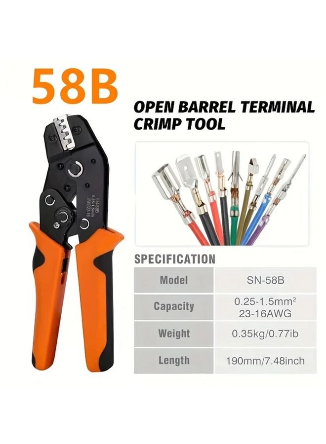 1pc SN 58B Wire Ratchet Crimper Pliers For Dupont Jumper Wire Terminals - Image 4
