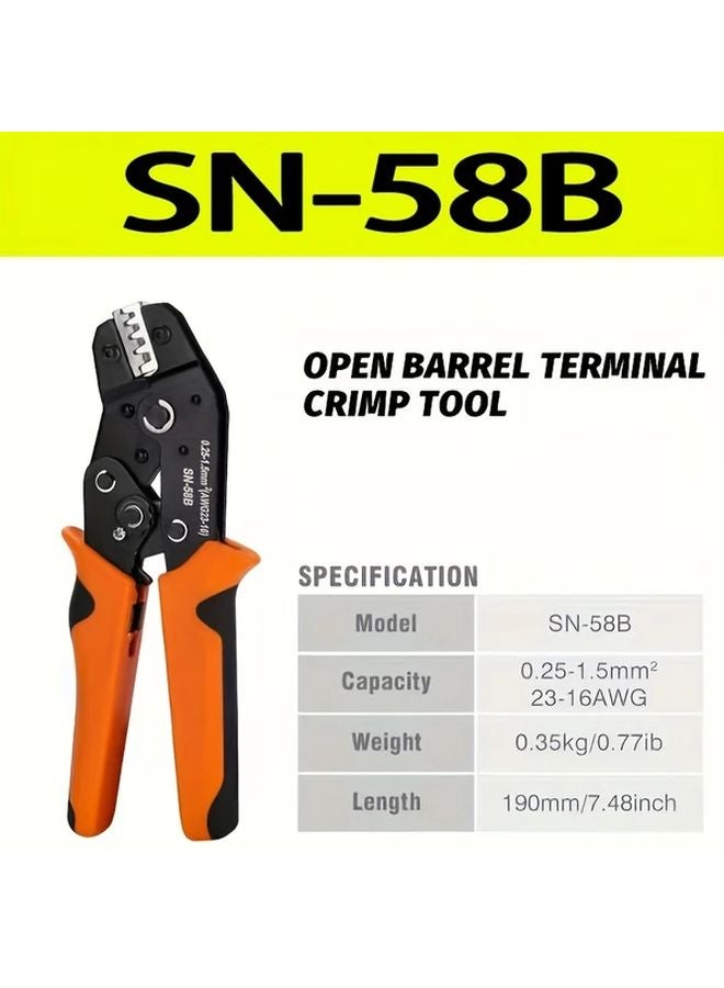 1pc SN 58B Wire Ratchet Crimper Pliers For Dupont Jumper Wire Terminals - Image 2