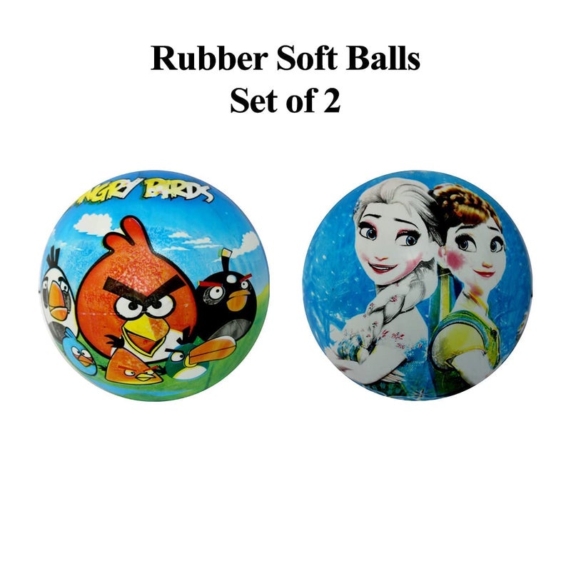 Boxo مجموعة من 2 كرة شاطئ ناعمة / كرة مسبح خفيفة الوزن قابلة للنفخ للبالغين والأطفال (بدون هواء)  - Image 3