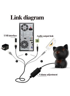Generic Usb Amplifier Speaker,Cute Desktop Mini Speaker,Suitable For Small Speakers On Computers,Desktops,And Laptops  - Image 5