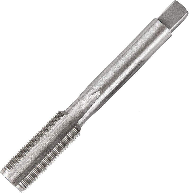SHENGQING M14x2.0mm HSS Metric Tap And Die Set Thread Tap And Round Thread Die Right Hand HSS Taper Silver Tone (2Pcs) - Image 2