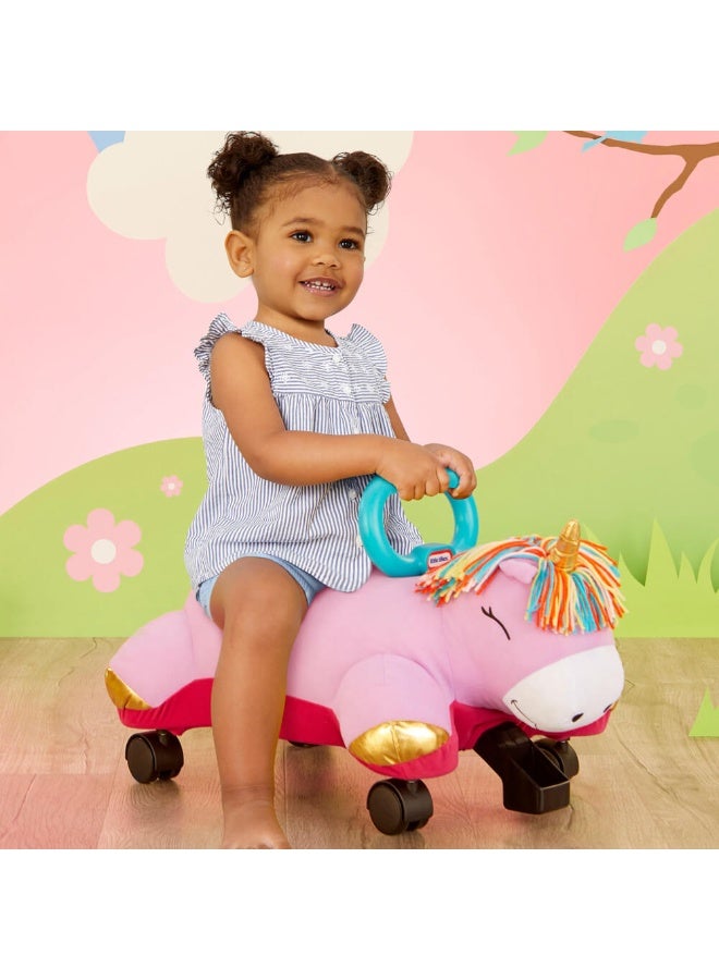 little tikes Little Tikes Unicorn Pillow Soft Plush Racer Ride-on  - Image 2