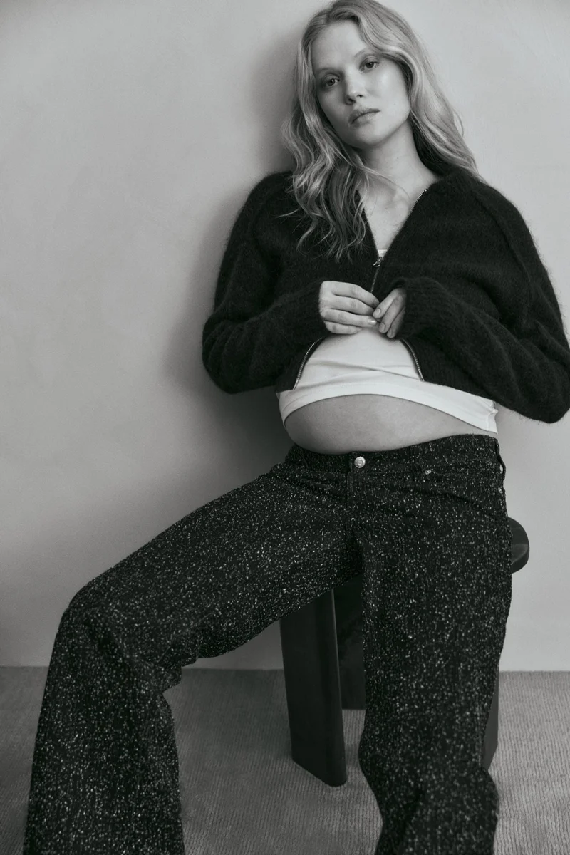 H&M  MAMA Before & After wide jeans for Women | Best Price UAE