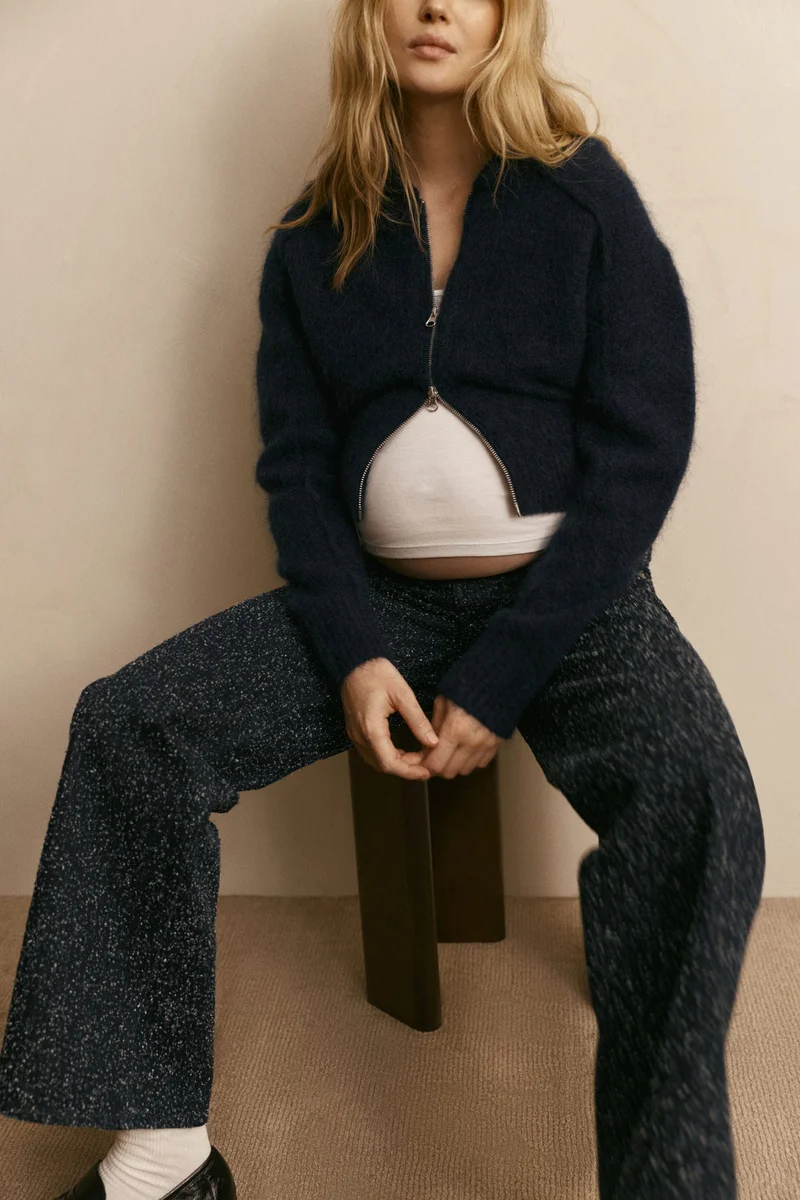 H&M  MAMA Before & After wide jeans for Women | Best Price UAE