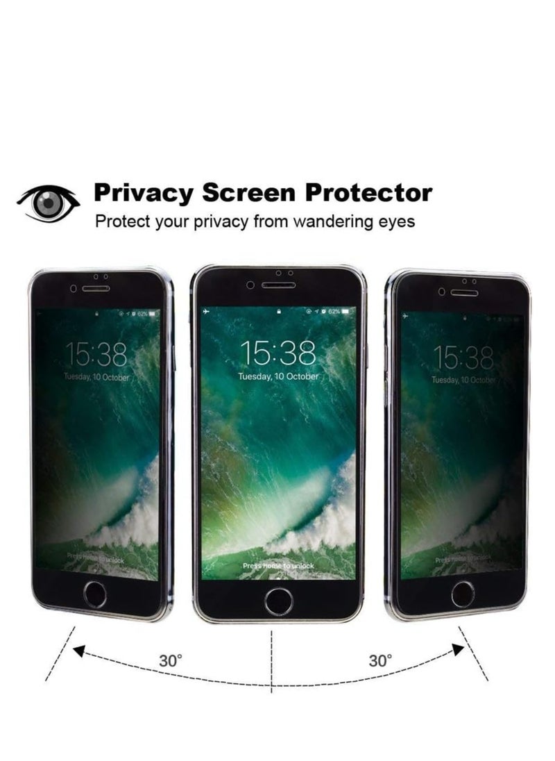 Generic - iphone 6 Plus / 7 Plus / 8 Plus Glass privacy screen Protector Tempered Glass - Image 1
