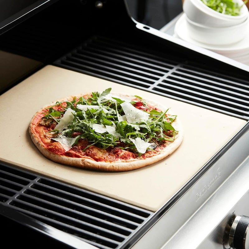 barbecook Pizza Stone Fireproof Ceramic 1.2 cm Thick Suitable for Siesta & Quisson Grill - Image 2