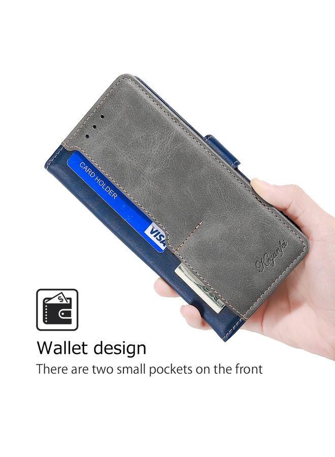 اس-توب جراب هاتف iPhone 16 بلون متباين مع مشبك جانبي من الجلد - Image 5