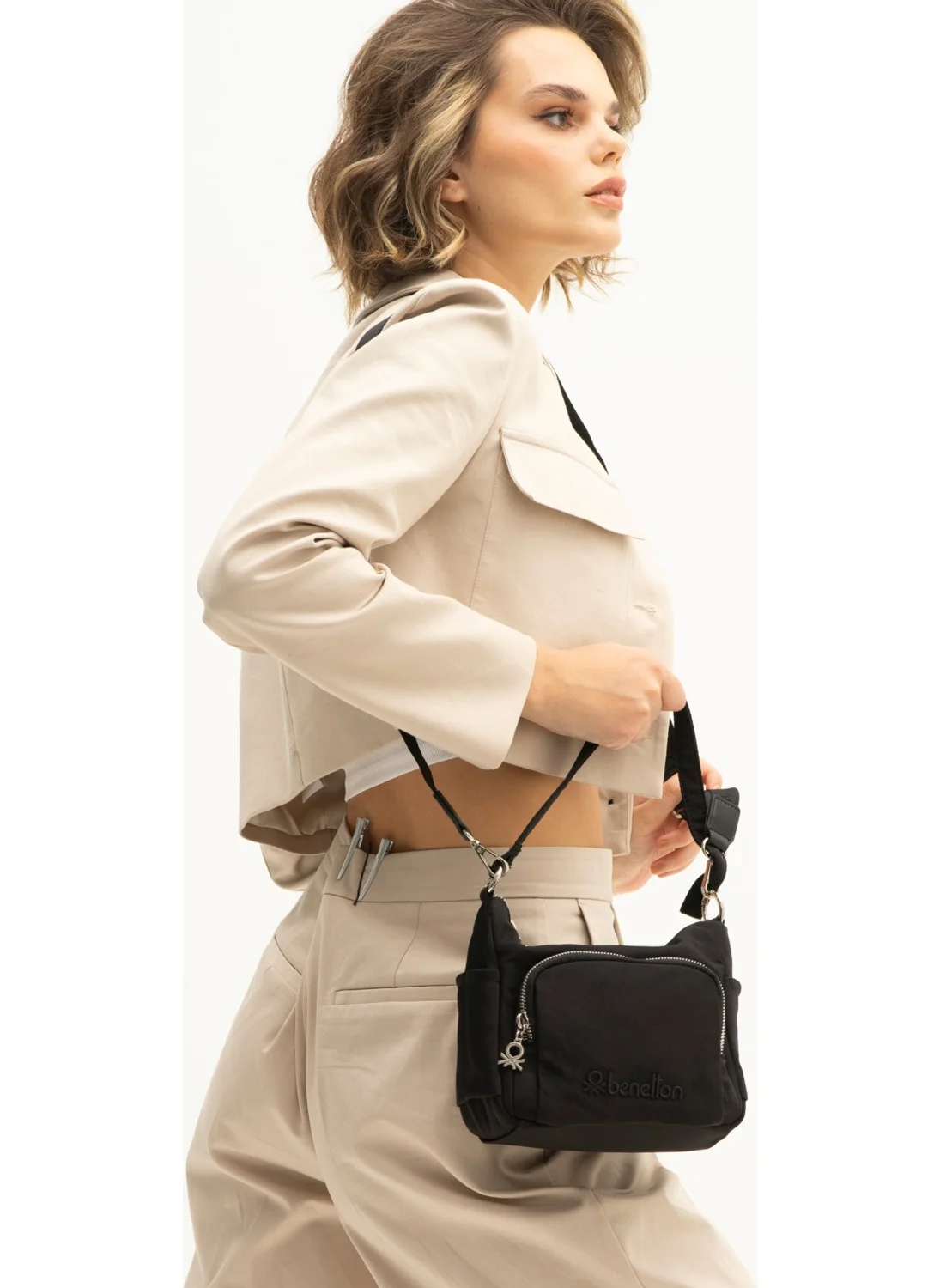 UNITED COLORS OF BENETTON Benetton Women's Crossbody Bag Black BNT1202