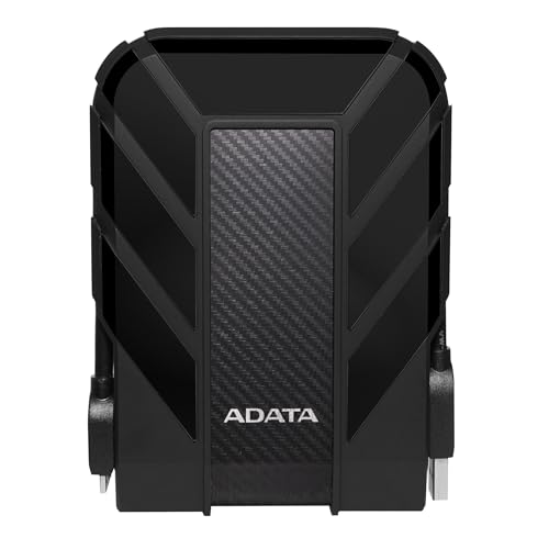 ADATA HD710 Pro 1 TB External Hard Drive Shockproof Waterproof Dustproof Durable Storage For Gamers Students Professionals Mac PC Linux Compatible Black AHD710P1TU31CBK - Image 1