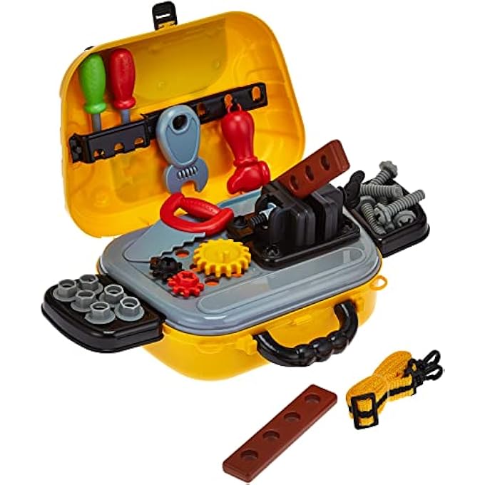 FIDDLY'S 2 IN 1 TOOL SET TOY IN A HAND BAG FOR KIDS - Image 1