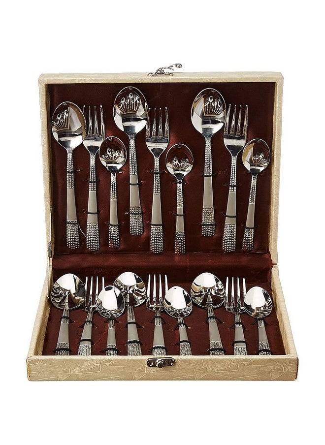 FNS Stainless Steel Zest Cutlery Set, 18-Piece, Silver, ZSST18 - pzsku/ZACEF569EB77D1209B6E5Z/45/_/1740119092/691ae2a3-535a-43f0-b2e6-f3d9dbb2757d