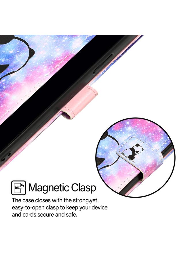 S-TOP Case For Redmi Turbo 4 Colored Drawing Pattern Plain Weave Leather Phone Case - Image 5