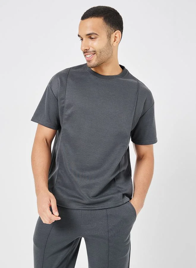 Styli Oversized T-Shirt & Slim Jogger Co-Ord Set