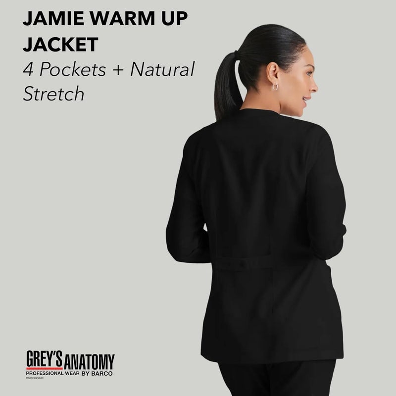 Barco Women's Grey's Anatomy Warm-Up Jacket - Small - Black - Image 2