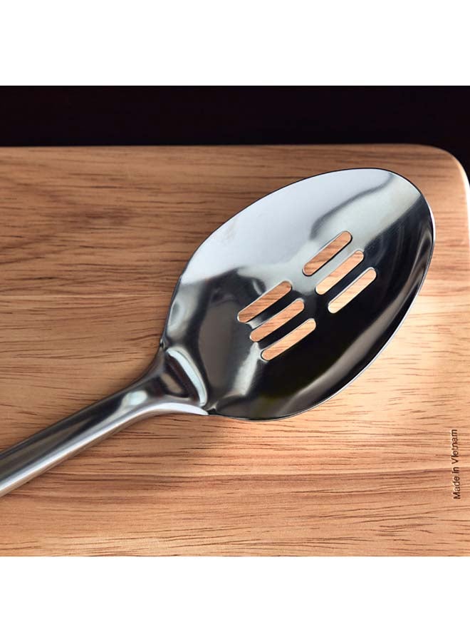 Home Box Eco Grip Slotted Serving Spoon 32.5 x 3 x 7.3 cm - Image 2