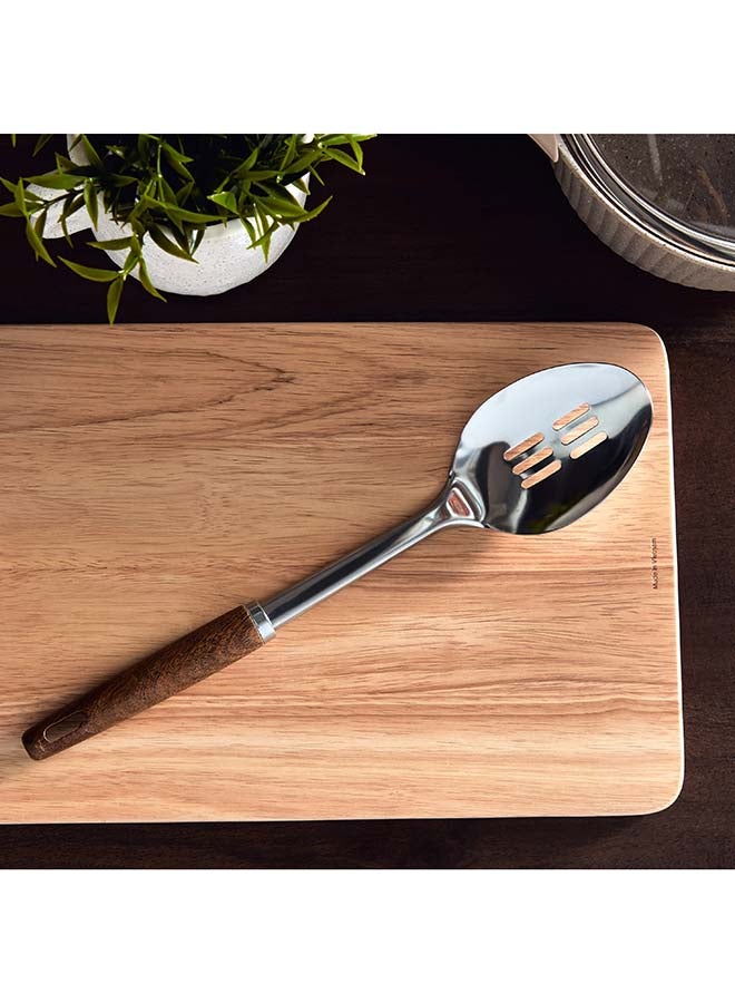 Home Box Eco Grip Slotted Serving Spoon 32.5 x 3 x 7.3 cm - Image 1