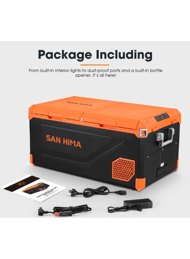 San Hima Portable Camping Fridge Freezer 75L - Image 2