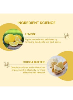 RAAGA PROFESSIONAL Pre Wax Gel With Refreshing Lemon And Cocoa Butter For All Skin Types | Prepares Skin For Waxing And Smoother Hair Removal (250 Ml)  - Image 2