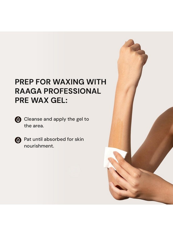 RAAGA PROFESSIONAL Pre Wax Gel With Refreshing Lemon And Cocoa Butter For All Skin Types | Prepares Skin For Waxing And Smoother Hair Removal (250 Ml) - Image 3