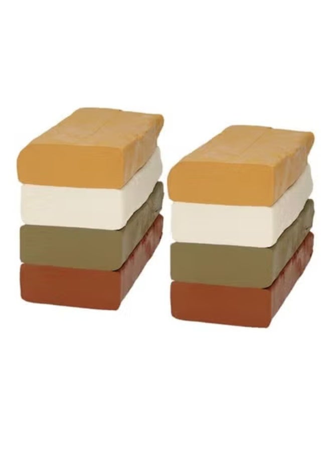 NKX 8 Piece Smoky Clay for Various Pottery Wheels DIY Pottery - Image 1