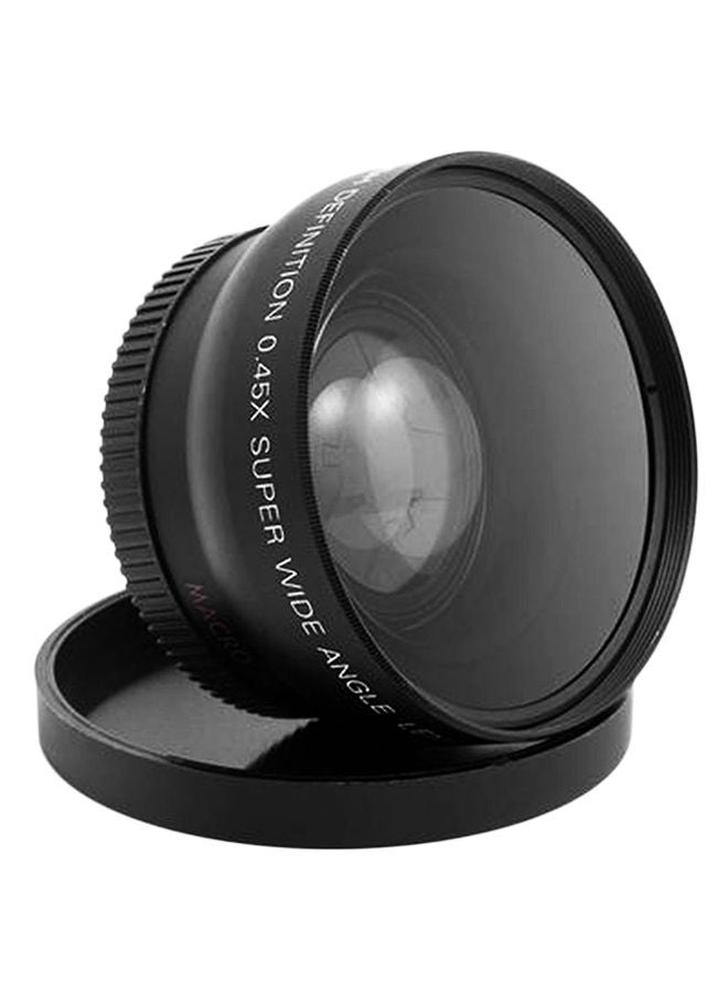 NIBEMINENT 52MM 0.45x Fisheye Wide Angle Macro Lens For Nikon Black  - Image 1