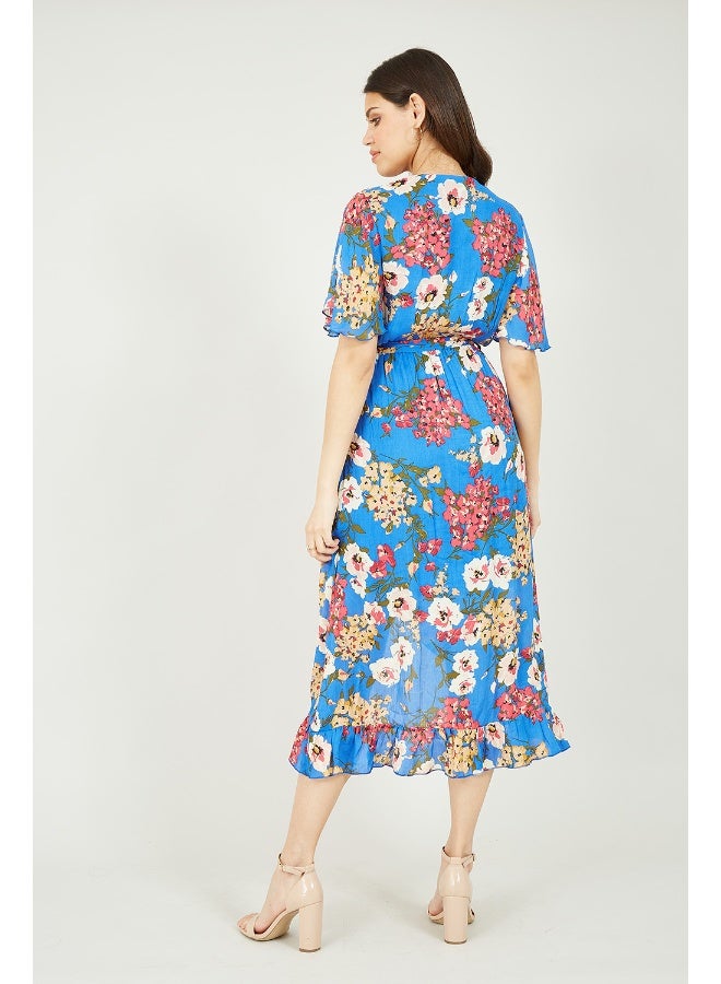MELA LONDON Floral Print Wrap Dress - Image 3