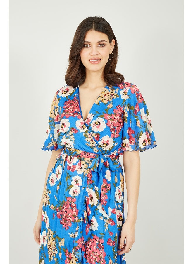 MELA LONDON Floral Print Wrap Dress - Image 2