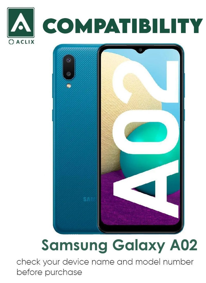 ACLIX Antistatic ESD Dustproof Premium Quality High Definition Tempered Glass Screen Protector Designed For Samsung Galaxy A02 - Image 3