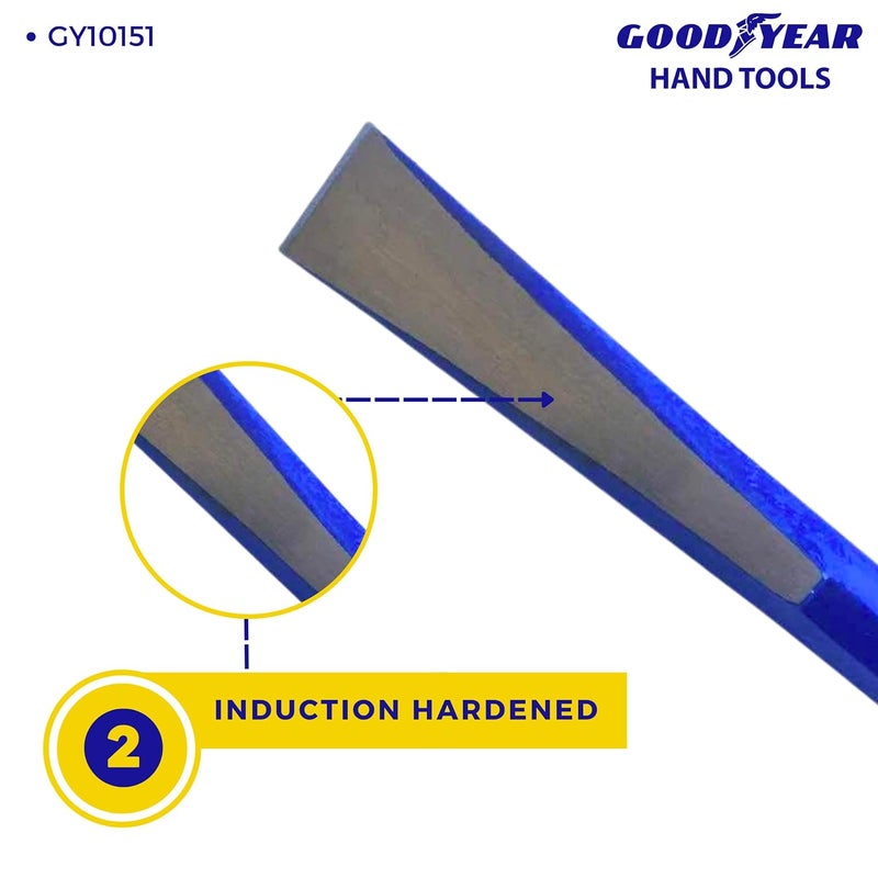 Good Year Cast Iron Chisel Octagonal (Blue, 200Mm) - Image 4
