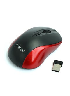 SOniLEX Wireless Mouse with usb Mini Receiver/Mouse with Optical Tracking, Longer Month Battery Life, Ambidextrous Pc / Mac / Laptop – Black & Red  - Image 1