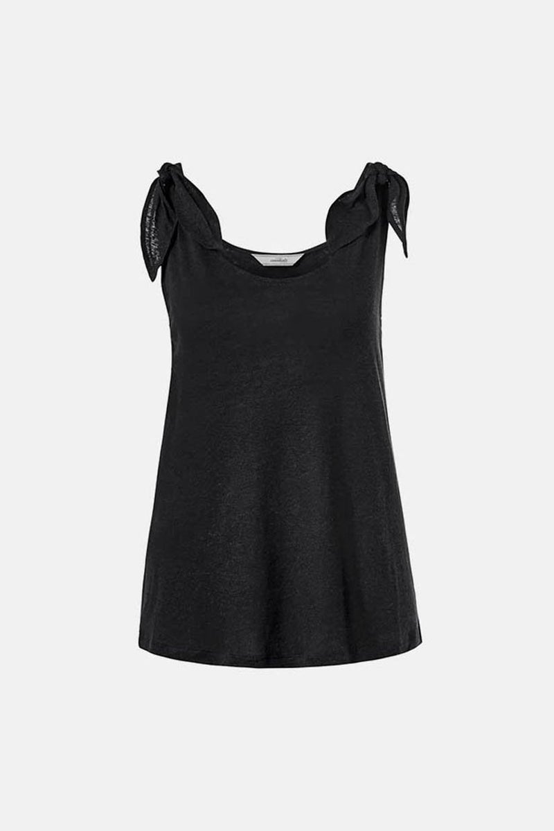 Tchibo Women Scoop Neck Plain Sleeveless,  Black  - Image 1