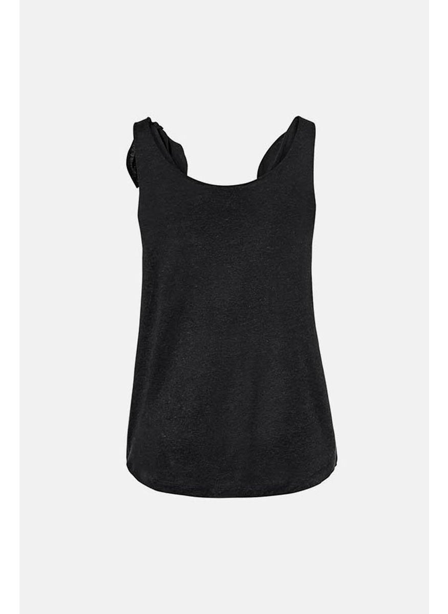 Women Scoop Neck Plain Sleeveless,  Black - pzsku/ZACEFF87BBC02E431D742Z/45/_/1739715499/c6dd606f-6dd7-46b6-8b0e-5782f5b273f9