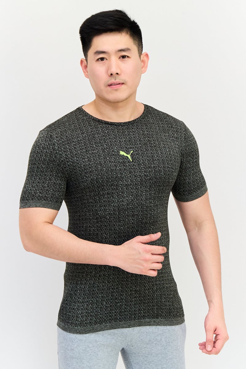 PUMA Men Sportswear Fit Short Sleeves Training T-Shirt, Multicolor - Image 1