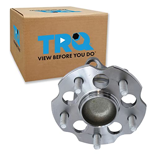TRQ Rear Driver or Passenger Side Wheel Bearing and Hub Assembly Compatible with 20122017 Toyota Prius V 20162020 Toyota Mirai - Image 1