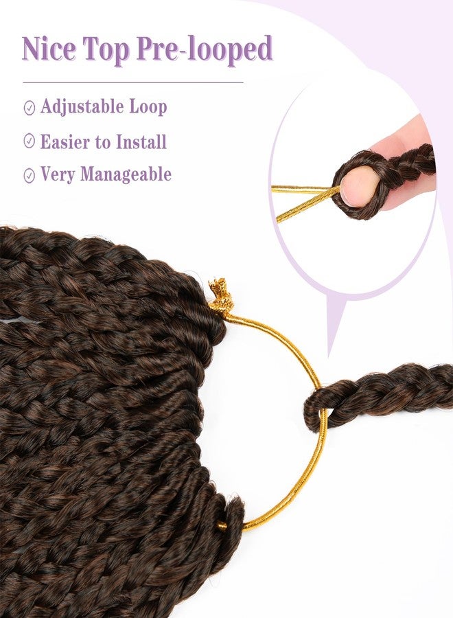 NAYOO Boho Box Braids Crochet Hair 18 Inch, Goddess Crochet Box Braids with Curly Ends, Pre Looped Synthetic Crochet Hair for Black Women – NAYOO - Image 5