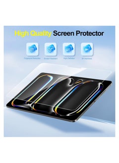 Digipace 2 Pack Screen Protector for iPad Pro 13 Inch 2024 7th Gen, iPad Air 13 Inch 6 Generation 2024 6th Gen, Tempered Glass with HD Clarity, Scratch Resistance  - Image 2