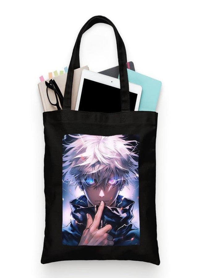 PrintingZone Fashionable Design Tote Bags Women Shoulder Bag-Printed Silhoutte Cotton Bag-Zipper-Ecofriendly Travel Bag-Pack of 1(BTB-28)(BTB-28) - Image 1
