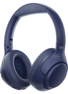 QCY H3 Hybrid ANC Hi-Res Bluetooth 5.3 Over-the-Head Wireless Headphones Dual Device Support Blue  - Image 1