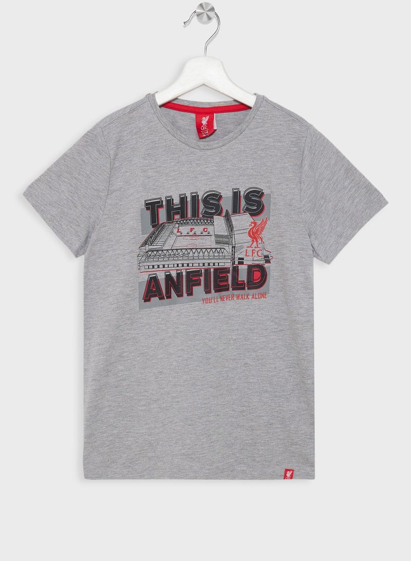 ليفربول اف سي تيشيرت ليفربول أنفيلد للأطفال - Image 1