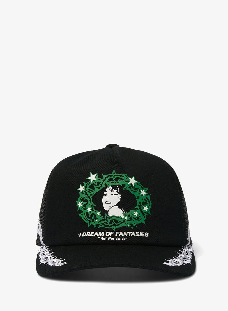 HUF Fantasies Flat Peak Cap - Image 2