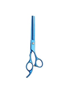 Beauté Secrets 6 Inches Hair Cutting Scissors Shears Kit Hair Beard Trimming Shaping Grooming Thinning Shears For Men Women Pets Home Salon Barber Cutting Scissor Blue  - Image 4