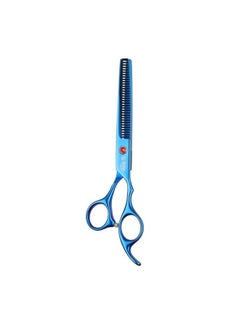 Beauté Secrets 6 Inches Hair Cutting Scissors Shears Kit Hair Beard Trimming Shaping Grooming Thinning Shears For Men Women Pets Home Salon Barber Cutting Scissor Blue  - Image 3