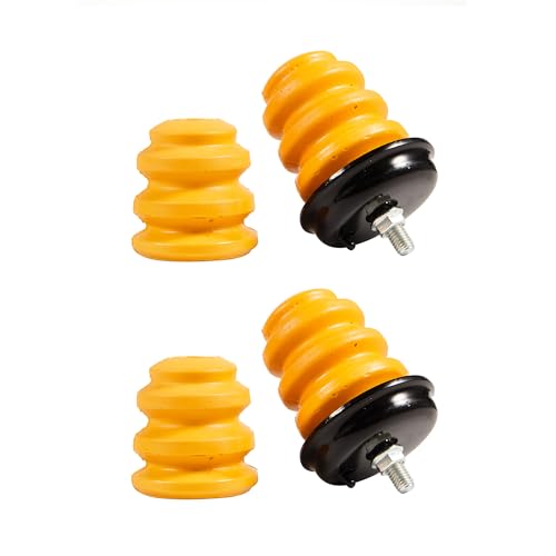 Autycle Front Bump Stops Control Arm Bumper Rear Bump Stops Axle Bumper Replacement for Chevy Silverado 1500 for GMC Sierra 1500, 4 pcs 15153958 15712438 - Image 1