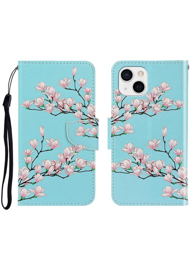 Zaboon Case For iPhone 13 3D Colored Drawing Horizontal Flip Leather Phone Case - Image 1