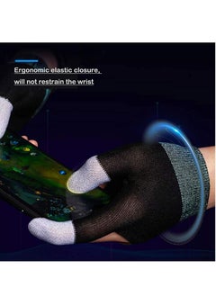Y&D Gaming Gloves the Latest Silver Fiber G1 Material Breathable Sweatproof Finger Touch Screen Game Controller Thumb Case for Pubg Mobile Phone Games Accessories（a Pair）  - Image 3