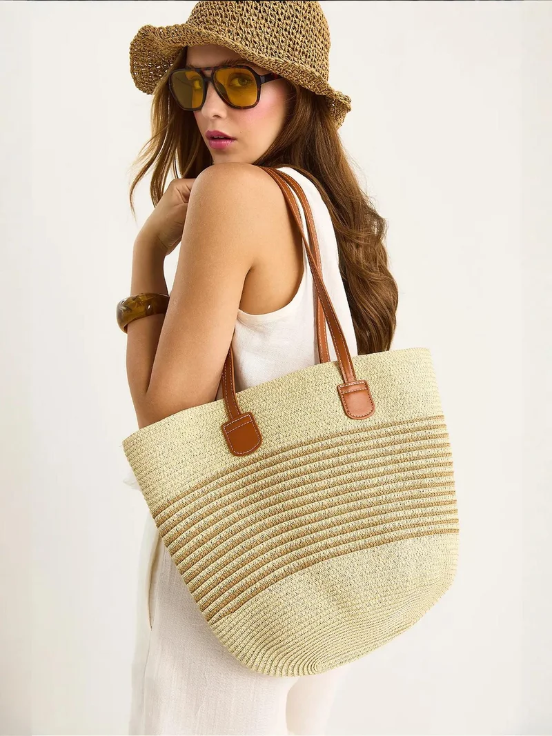 Bianco Lucci LUCCI Beachwear Shoulder Bag