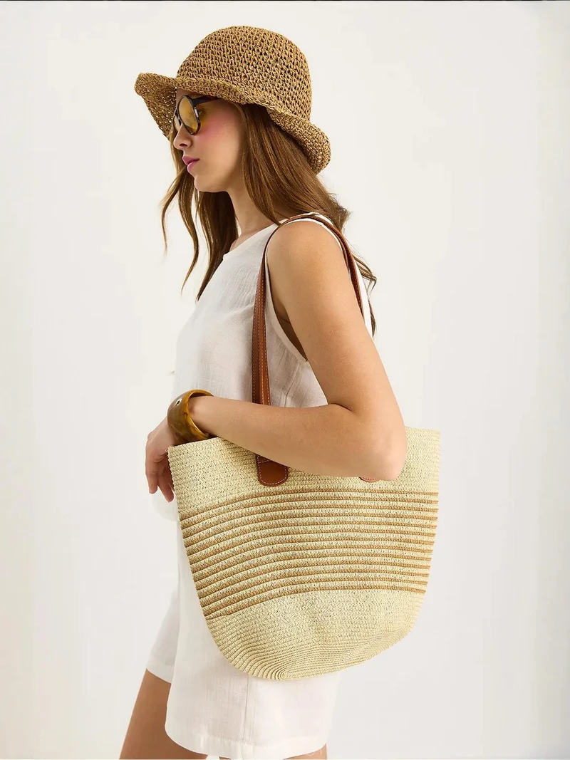 Bianco Lucci LUCCI Beachwear Shoulder Bag