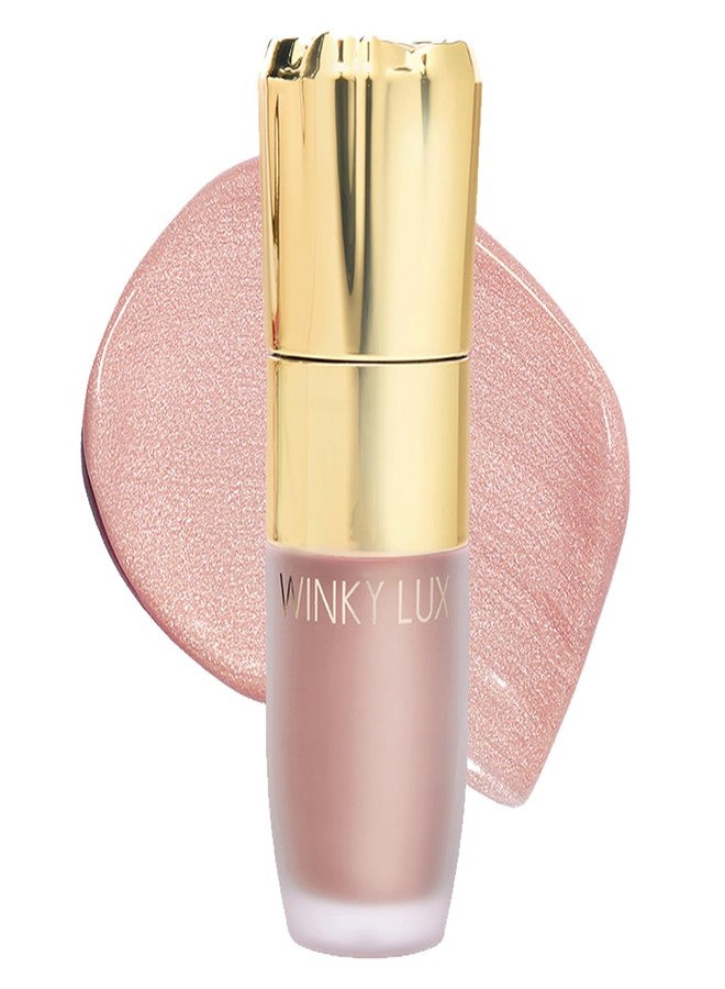 Winky Lux Cheeky Rose Liquid Highlighter, Gel-Cream Highlighter, Blush Topper, Shimmer Blush Finish, Buildable Glow, Long-Lasting Weightless Formula, Angel - Image 1